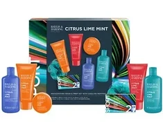 Baylis &amp; Harding Men Invigorating Wash &amp; Prep Set (Citrus, Lime &amp; Mint) – dovanų rinkinys kūno priežiūrai (7 vnt.)