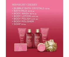Baylis &amp; Harding Midnight Cherry Luxury Pamper Gift Set in Clear