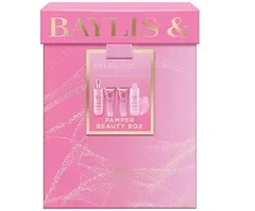 Baylis &amp; Harding Grožio priežiūros rinkinys (Jojoba, Vanilė ir Migdolų aliejus) - Kūno priežiūros rinkinys dovanų dėžutėje (5 vnt.)