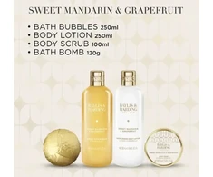 Baylis &amp; Harding Sweet Mandarin &amp; Grapefruit Indulgent Bathing Gift Set in Clear