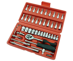 Beast Galvučių komplektas lagaminėlyje 1/4" 4-14mm 46 vnt.