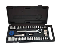 Beast Lizdinių raktų komplektas 40 dalių dėkle, 1/4" ir 3/8" jungtimis
