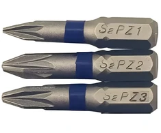 Beast Bitų rinkinys 3 vnt. 1/4-25mm PZ1, PZ2, PZ3