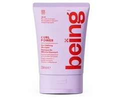 None BEING Curl Power šampūns ar kokosriekstu un vīnogu kauliņu eļļu 354ml