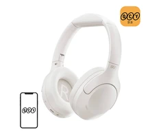 Belaidės ausinės QCY H3 lite, ANC (balta)