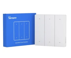 Sonoff R5 belaidis sieninis jungiklis valdomas Baltas