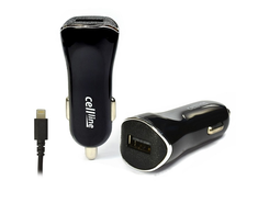 Beline Ład. sam. Cellline 1xUSB + lightning 1Aczarna/juodas iPhone 6