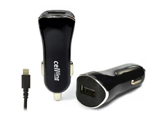 Beline Ład. sam. Cellline 1xUSB + lightning 1Aczarna/juodas iPhone 6