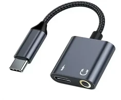 Beline BLNAA01 adapteris USB-C į USB-C | 3.5mm | juodas