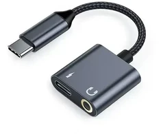 Beline BLNAA01 adapteris USB-C į USB-C | 3.5mm | juodas