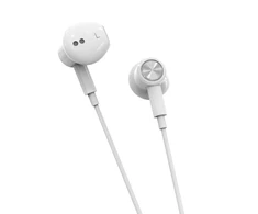 Beline ausinės į ausis įkišamos USB-C SK194 baltos spalvos