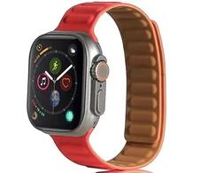Beline apyrankė Apple Watch Magnetic 38/40/41mm raudonos spalvos