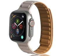 Beline apyrankė Apple Watch Magnetic 42/44/45/49mm haki spalvos
