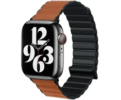 Beline apyrankė Apple Watch Magnetic Pro 42/44/45/49mm juodos ir rudos spalvos box