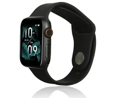 Beline apyrankė Apple Watch silikoninė 42/44/45/49mm juodos spalvos