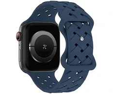 Beline apyrankė Apple Watch silikoninė Woven 38/40/41mm mėlynos spalvos box