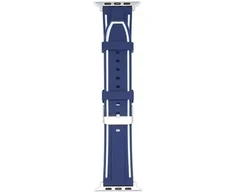 Beline Apple Watch Solid Silicone apyrankė 38/40/41mm Navy/baltos spalvos