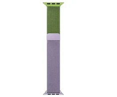 Beline Apple Watch Steel apyrankė42/44/45/49mm žalios spalvos violetinės spalvos žalios spalvos/violetinės spalvos
