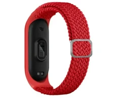 Beline apyrankė Mi Band 7/6/5 Textile raudonos spalvos