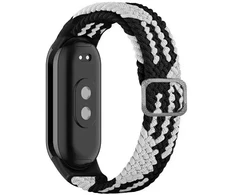 Beline apyrankė Mi Band 9/8 Textile juodos ir baltos spalvos