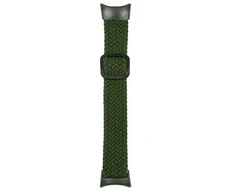 Beline Mi Band 10/9/8 Textile žalios spalvos apyrankė