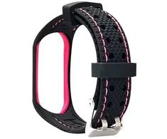 Beline apyrankė Mi Band 3/4 Sport juodos ir rožinės spalvos