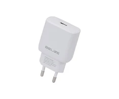 Beline Laidinis įkroviklis 1x USB-C 30W baltos spalvos (only head) PD 3.0 BLNCW30 GaN