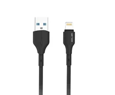 Beline kabelis 25W USB-A/Lightning 1m juodos spalvos BLNCBL01
