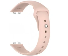 Beline Reverse Buckle smartwatch strap for Huawei Band 11 | Silicone | pink