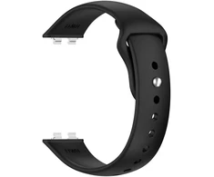 Beline Reverse Buckle smartwatch strap for Huawei Band 11 | Silicone | juodas