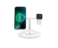 Belkin BoostCharge Pro Headphones, Išmanusis telefonas, Išmanusis laikrodis Baltas USB Wireless charging Fast charging Indoor
