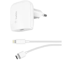 Belkin USB-C Home Charger &amp; C-LTG Cable,18 W, 1.2m, Baltas