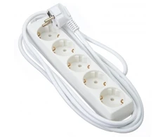 Bellight Elektros ilgiklis 5 lizdai, 1,5 metro, su įžeminimu, 3x1,5mm