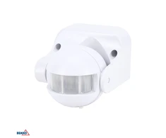 Bemko Paviršinis judesio daviklis, baltas, IP44, max 1200W, 180°, max 12m