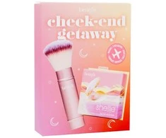 Benefit Cheek-End Getaway Set rinkinys (Shellie Blush skaistalai,6 g + Multitasking Cheek šepetėlis)