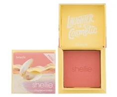 Benefit Shellie Wanderful World Blush Powder Mini šilto rausvo jūros kriauklės atspalvio skaistalai, 2,5 g