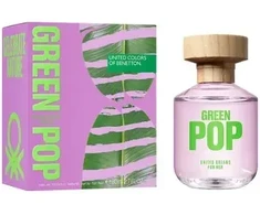 Benetton United Dreams Žalias Pop EDT tualetinis vanduo moterims, 80 ml