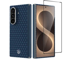 Dėklas Benks Magnetic Armor Grid Air Grand Combo Case (E051) do Samsung Galaxy Z Fold 8 Ultra mėlynas