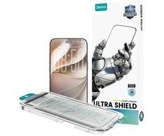 Benks grūdintas stiklas Ultra Shield HD (C.M.ML.AP.BK.L072) skirtas iPhone 18 Pro/17 Pro juodos spalvos
