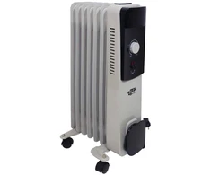 Besk Alyvos radiatoriaus 7 Sekcijas 1500W Pilka