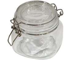 Besk Burciņa stikla ar stikla vāku 500ml