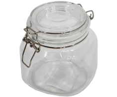 Besk Burciņa stikla ar stikla vāku 750ml