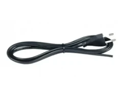 Besk Maitinimo laidas su kištuku 2x0.75mm² 2m Juodas