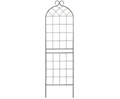 Besk Dekoratyvinės metalinės grotelės 50x180cm, juodos