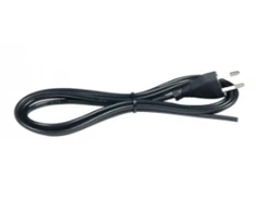 Besk Maitinimo laidas su kištuku 2x0.75mm² 2m Juodas