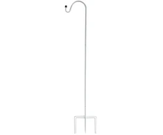 Besk Žibintų laikiklis metalinis 120cm, baltas