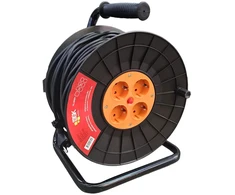 Besk Prailginimo laidas su Rite 25m 3x1mm² 4 lizdai Juodas