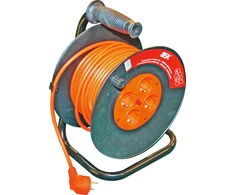 Besk Prailginimo laidas su Rite 25m 3x1mm² 4 lizdai Juodas
