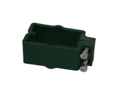 Besk Plastikinis spaustukas 40x60mm Žalias