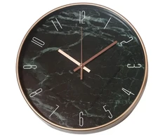 Besk Sieninis laikrodis 30cm Juodas
